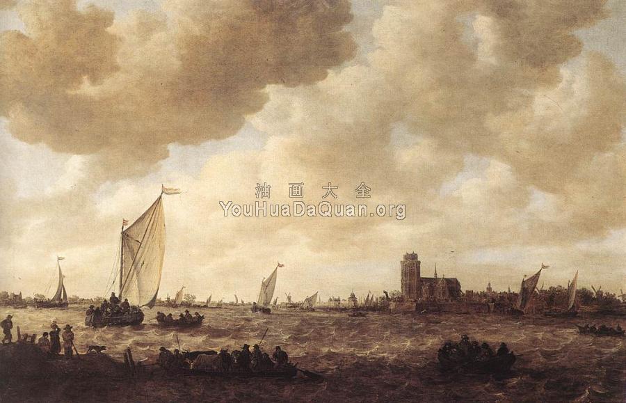 View of Dordrecht - 扬·范·戈因